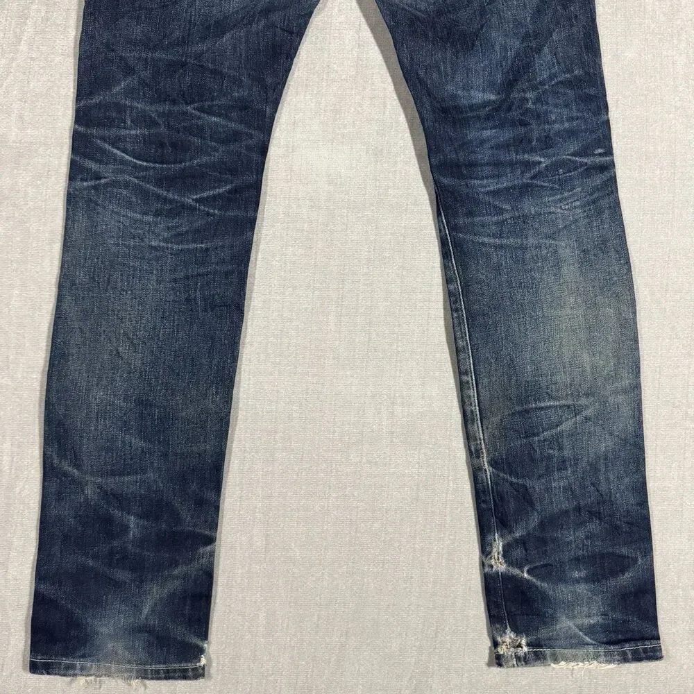 Levi’s Engineered Jeans W32 R111 Tapered Distressed Denim Y2K **UNIQUE - RARE**
